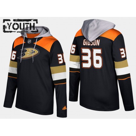 Barn Anaheim Ducks John Gibson 36 N001 Hooded Sweatshirt